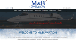 Desktop Screenshot of mb-aviation.com